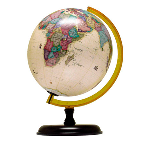 Globo Terráqueo Base Plast. Antiguo 25cm (259AW)