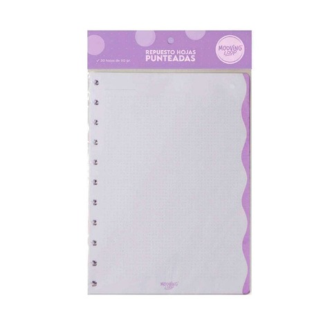 Repuesto Cuaderno Mooving Loop a Discos 