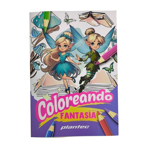 Libro para Colorear P/Niños Plantec 