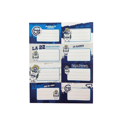 Etiquetas PPR - Gimnasia x16