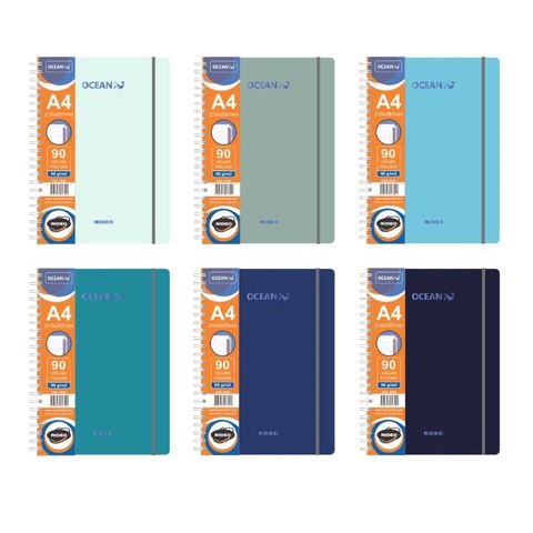Cuaderno Universitario Rideo A4 90Hojas Lisas. 90Grs 