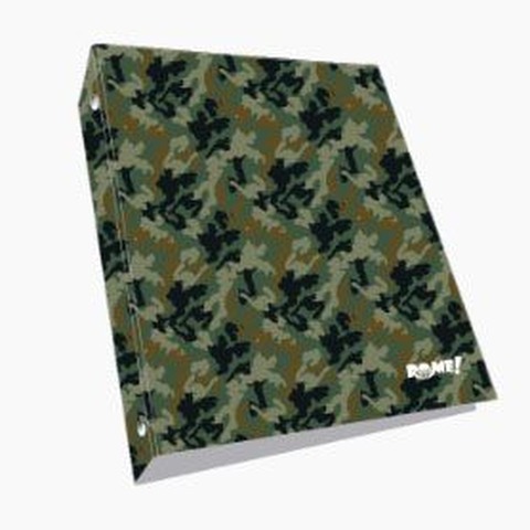 Carpeta Nº3 3x40 Rome Cartón - Fantasía - Camuflado Verde