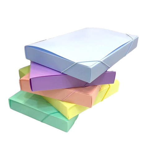 Carpeta Plástica Oficio Caja 4/4.5cm.