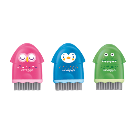 Sacapuntas Keyroad con Recipiente con Goma y Cepillo 