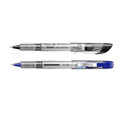 Lapicera Scrikss Fine Liner Pen FL-68 XF 0.6mm Negra