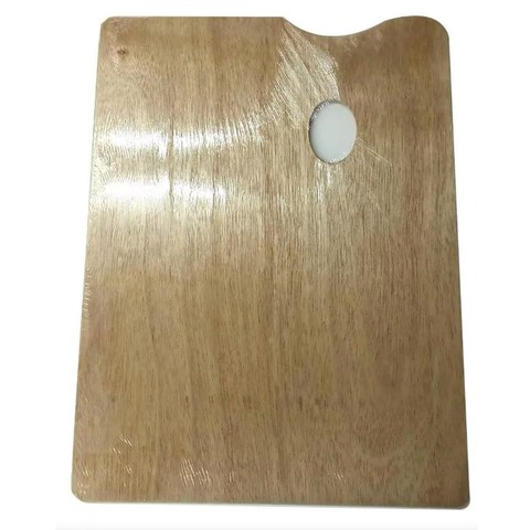 Mezclador Paleta Madera Haya Sapiens Rectangular 30x40