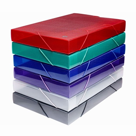 Carpeta Caja Oficio PP 4cm 