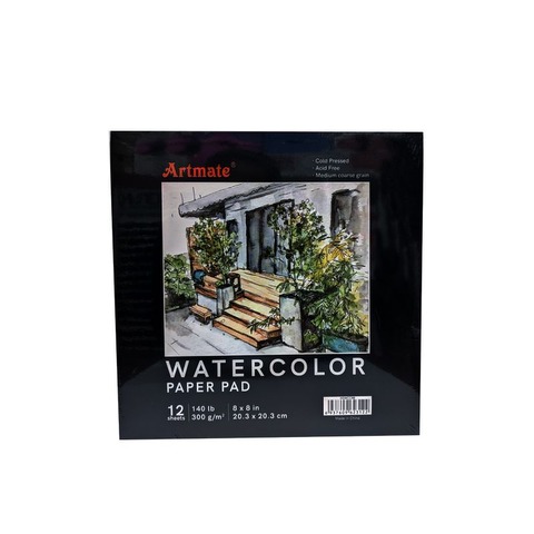 Block Artmate Acuarela (300gr) (20x20) (HSW-CC-88) Paper Pad - Embloc.