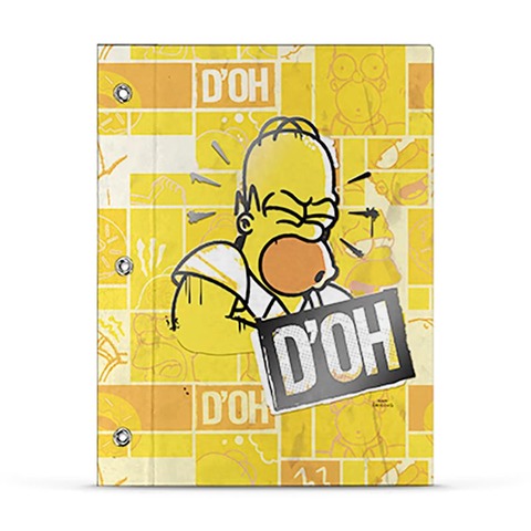 Carpeta Nº3 dos tapas Mooving Simpsons 