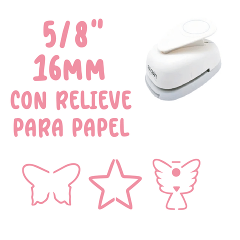  Sacabocado Formas - Perforadora (1.6cm) 5/8