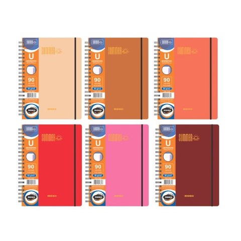 Cuaderno Universitario Rideo 20x27,5cm 90Hojas Lisas. 90Grs 