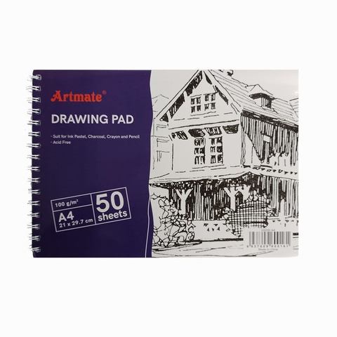 Block Artmate Boceto (100gr) (21x29.7cm) HSD-W-A4 Drawing Pad - Espiral