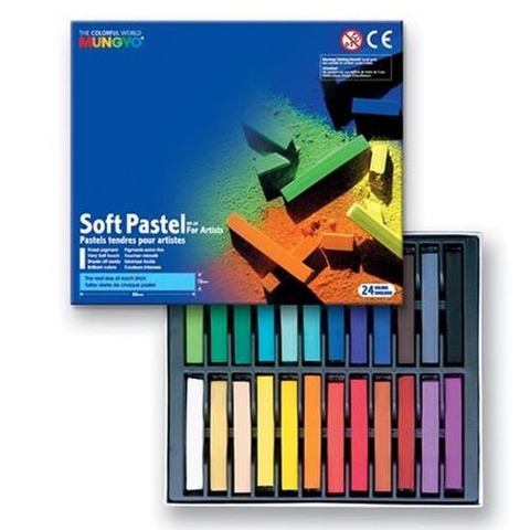 Pastel a la Tiza Mungyo x24 (MP-24)