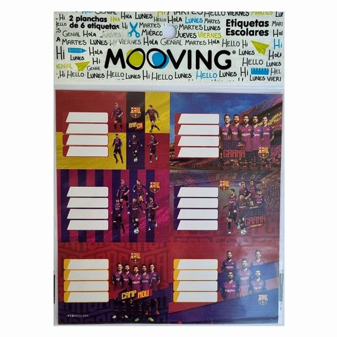 Etiquetas Mooving Barcelona 