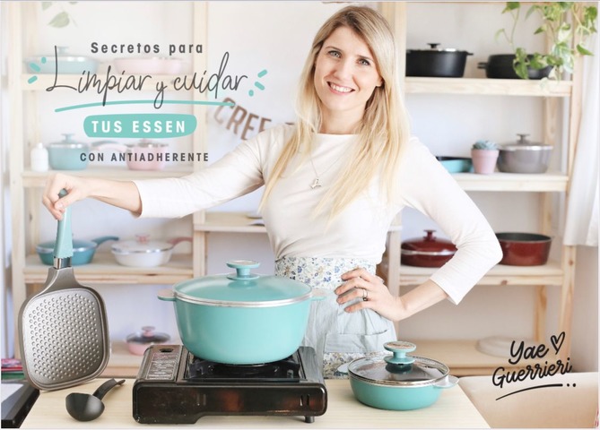 Secretos para limpiar y cuidar tus Essen CON Antiadherente