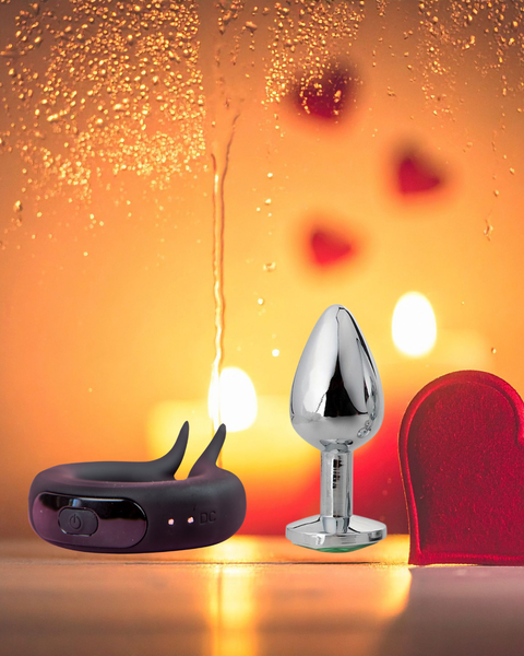 Anillo Vibratorio + Plug Anal 