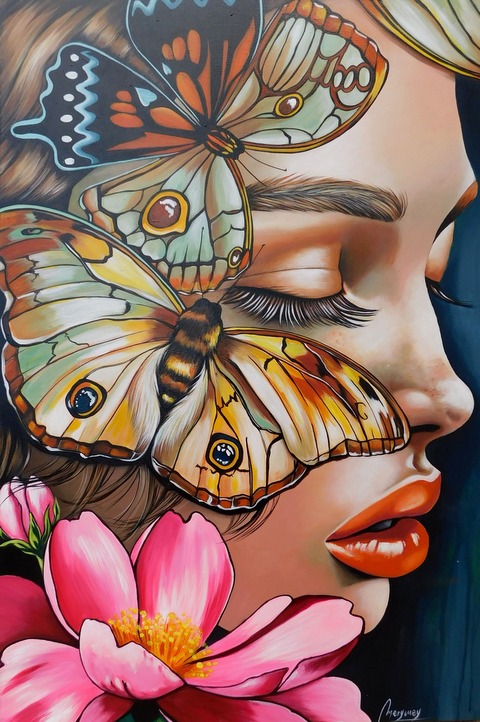 Cuadro Original de Mujer 