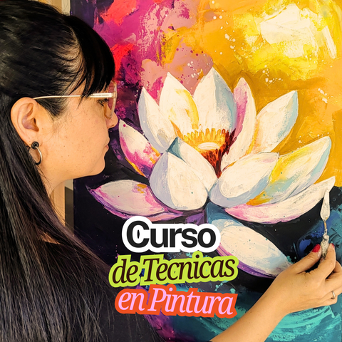 Curso de Técnicas de Pintura - Espátula y aguadas con acrílicos