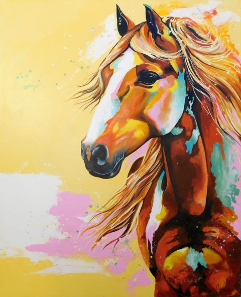 Cuadro original de Caballo 