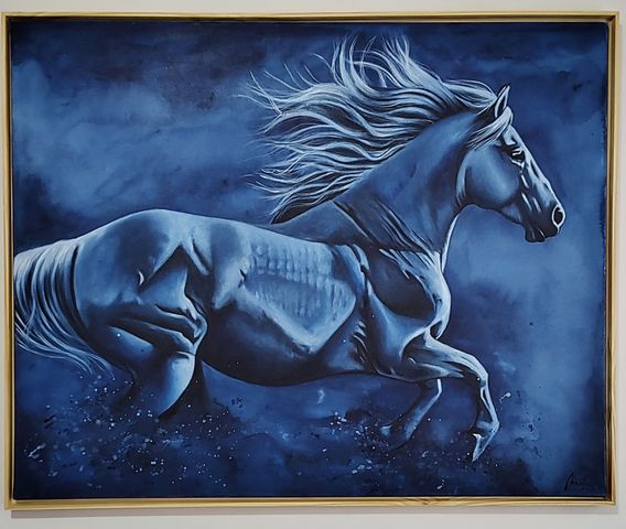 Cuadro original de caballo 