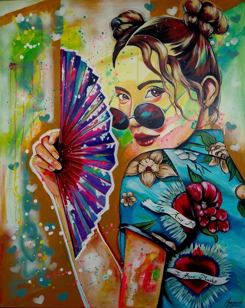 Cuadro Original de Mujer 