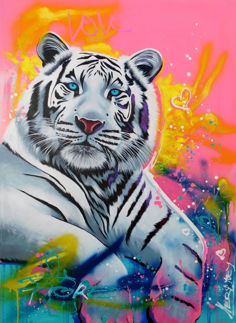 Cuadro original de Tigre 