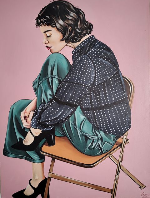 Cuadro Original de Mujer 