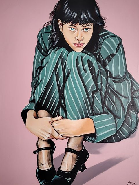 Cuadro Original de mujer 