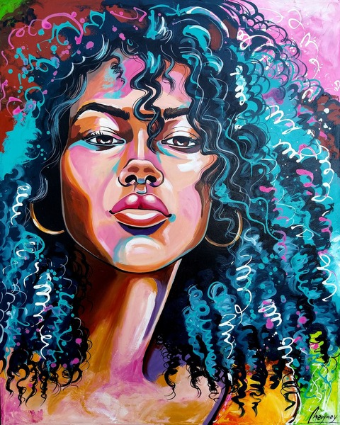 Cuadro Original de Mujer 