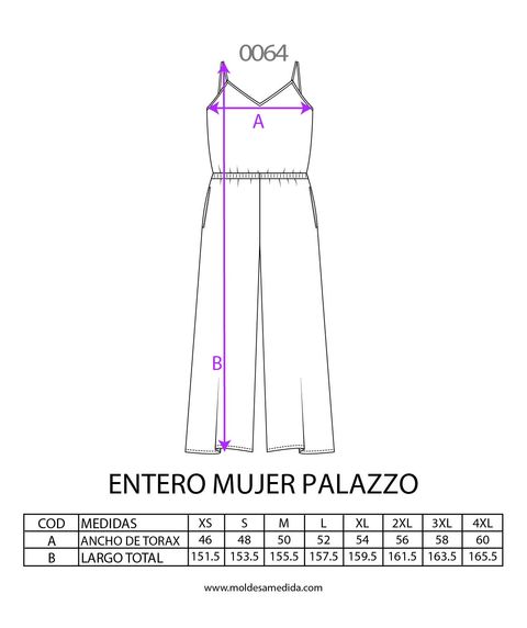 0064 | MOLDE ENTERIZO PALAZZO MUJER 