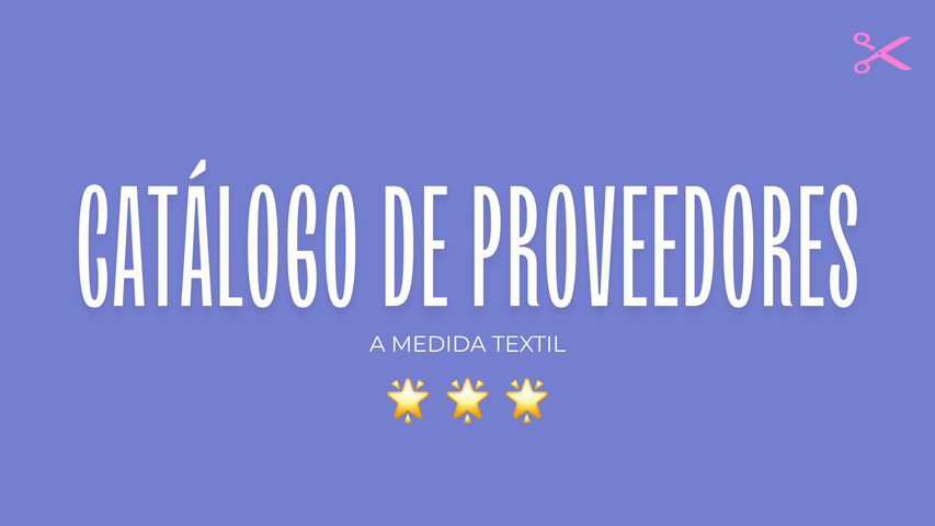 Catálogo de Proveedores Textiles