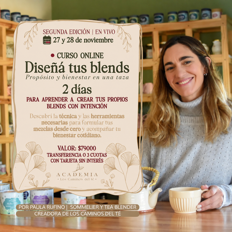 Diseñá tus blends: técnica, propósito y bienestar en una taza - 2DA EDICIÓN