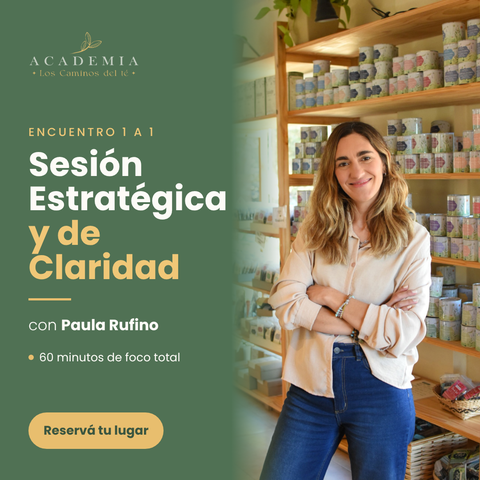 Sesión estratégica y de claridad con Paula Rufino.
