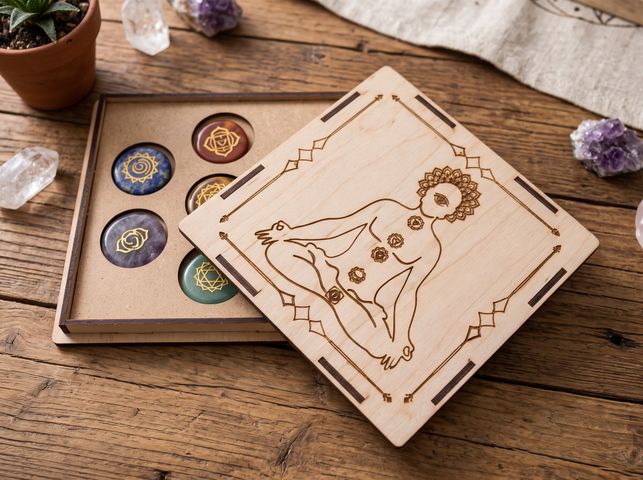 Pack Piedras 7 Chakras 33mm