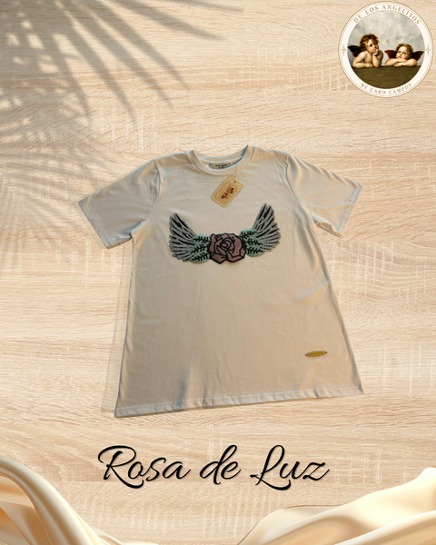 Remera Clásica “Rosa de Luz”