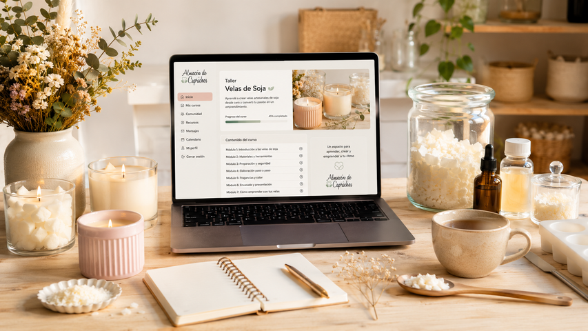 Curso Profesional de Velas de Soja