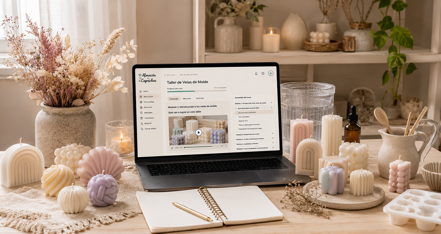 Curso Profesional de Velas de Molde