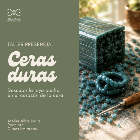 Taller Ceras duras: Descubrí la joya oculta en el corazón de la cera