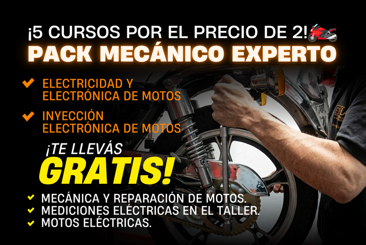 Pack Mecánico Experto (5x2 cursos)