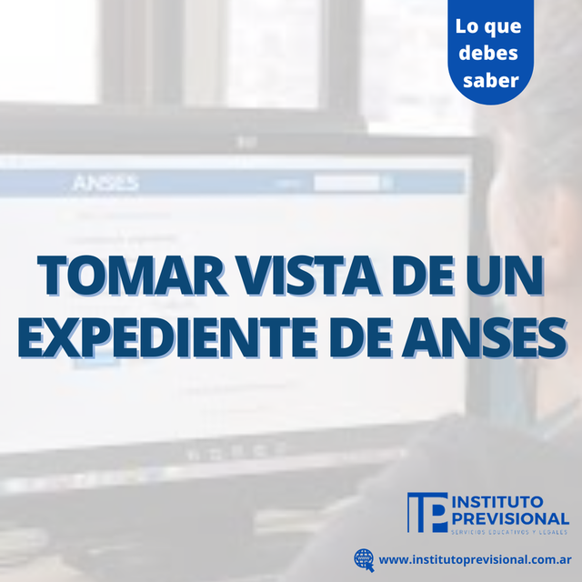 Vista de expediente de ANSES