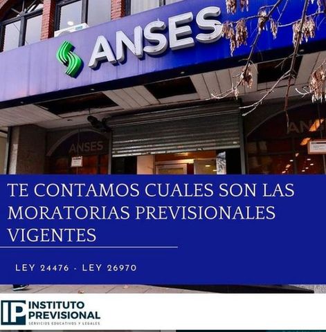 Moratorias Previsionales Vigentes