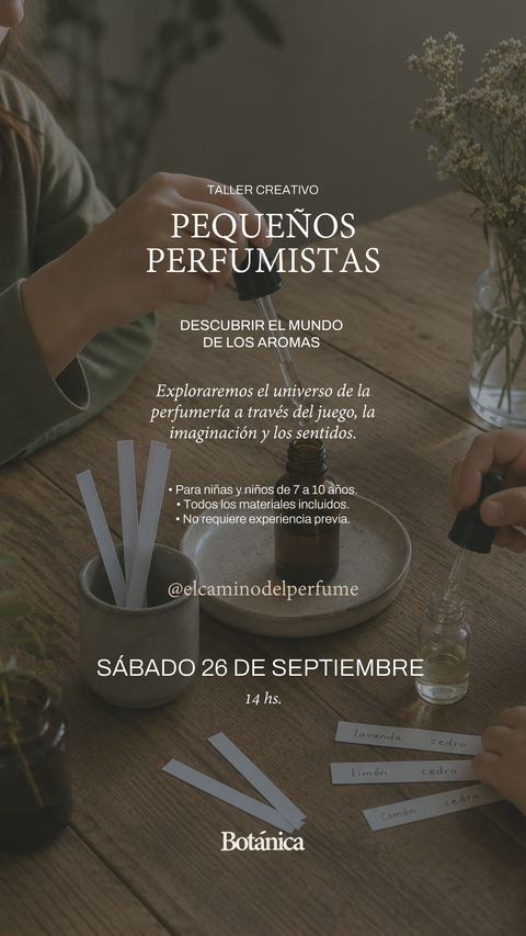 Taller Pequeños Perfumistas