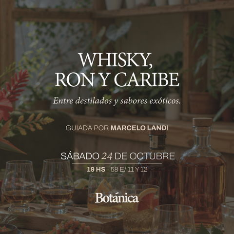 Cata de Whisky, Ron y Caribe 