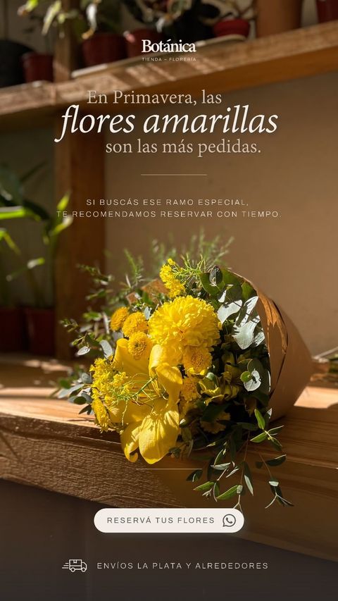 Ramo de flores amarillas 