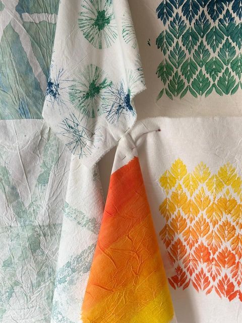 CURSO DE ESTAMPADO TEXTIL- TECNICAS x 4