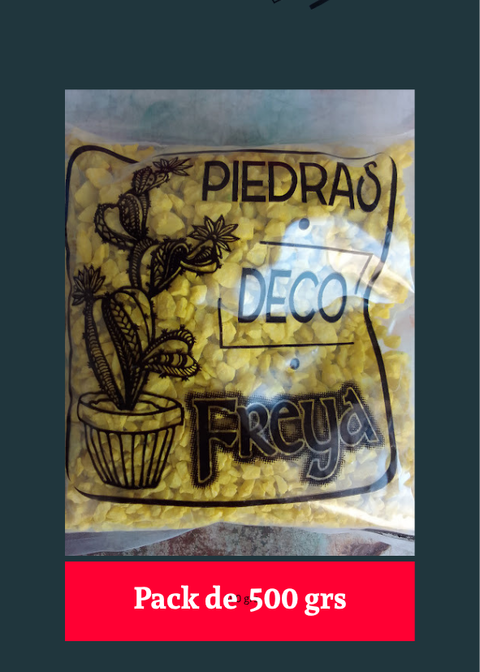 Piedras decorativas Freya-Pack de 500 grs.