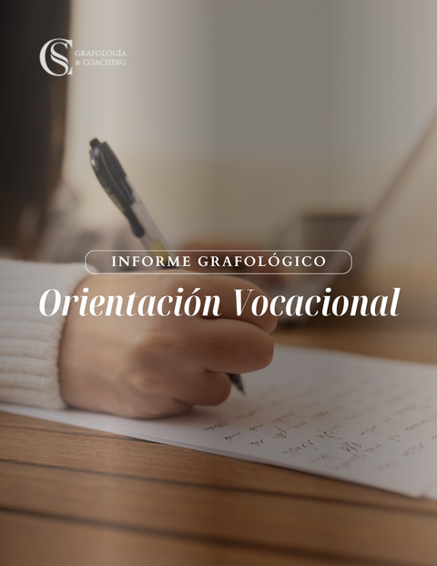 Informe grafológico Orientación Vocacional