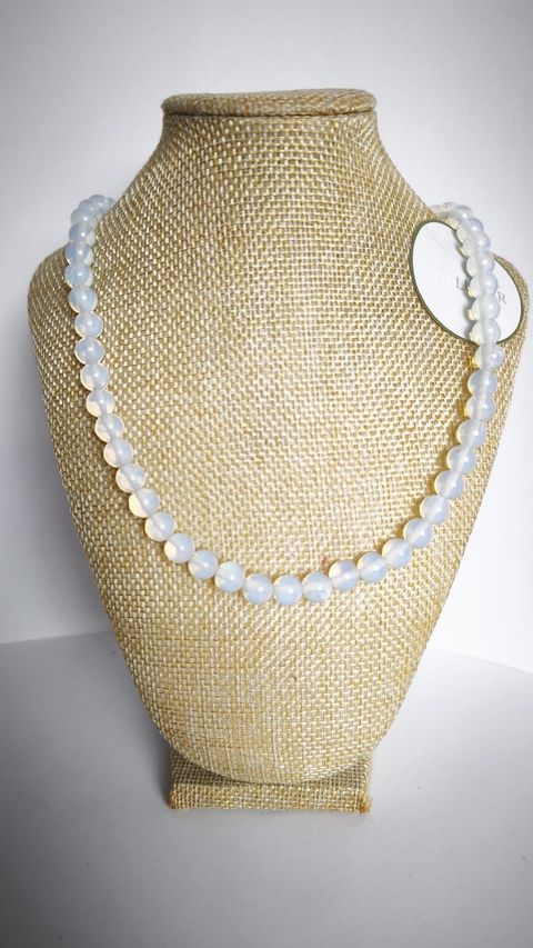 COLLAR OPALINA DE 55CM + 5CM