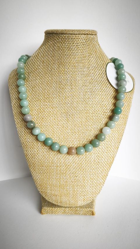 COLLAR AMAZONITA DE 55CM+5CM