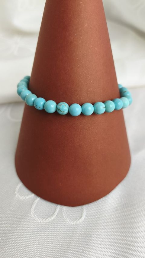 PULSERA DE TURQUESA CHINA 6MM